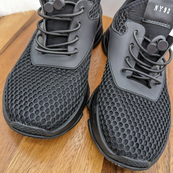 Steve Madden Milo Sneakers 10 M Black Athletic Shoe Running Performance Fashion - Picture 5 of 13